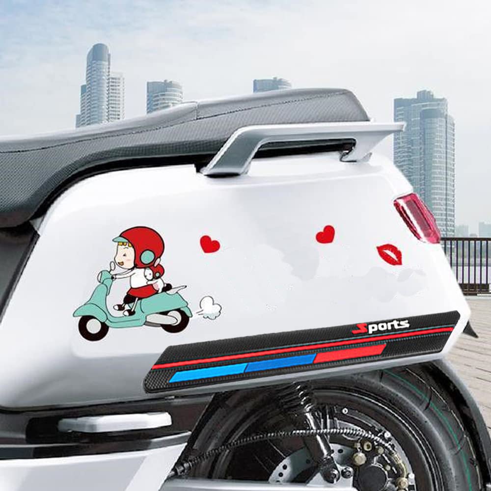 Rubber Protective Strip For Automobile Bumper. Wheel Eyebrow, Side Skirt, Door Scratch Protection Strip 2 Pieces