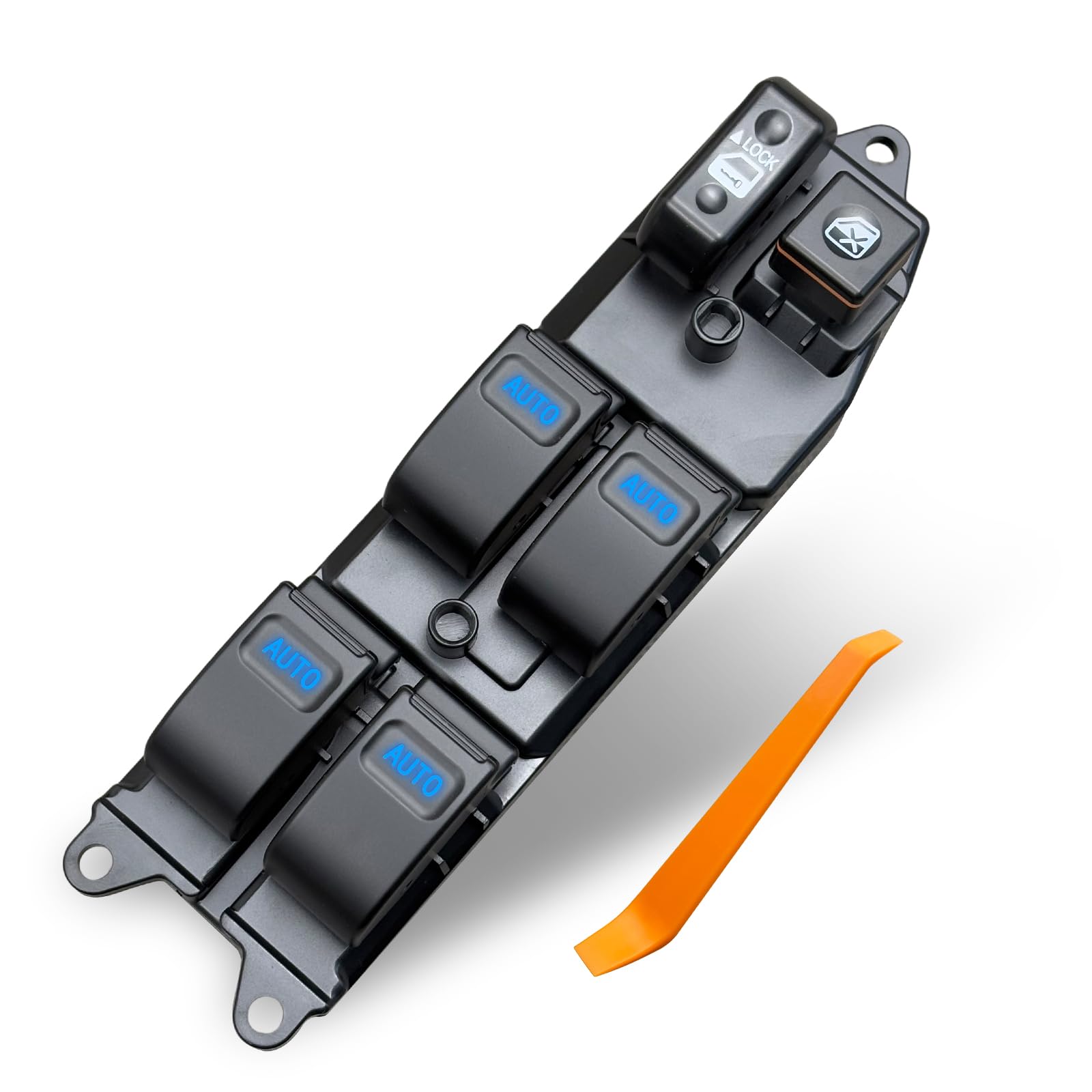 BELGEMAY Driver-Side Window Switch - 84820-12460/0F040/02150/12480 - Fits 02-15 Toyota RAV4/Camry/Sienna/Prius/Corolla EX/Fortun