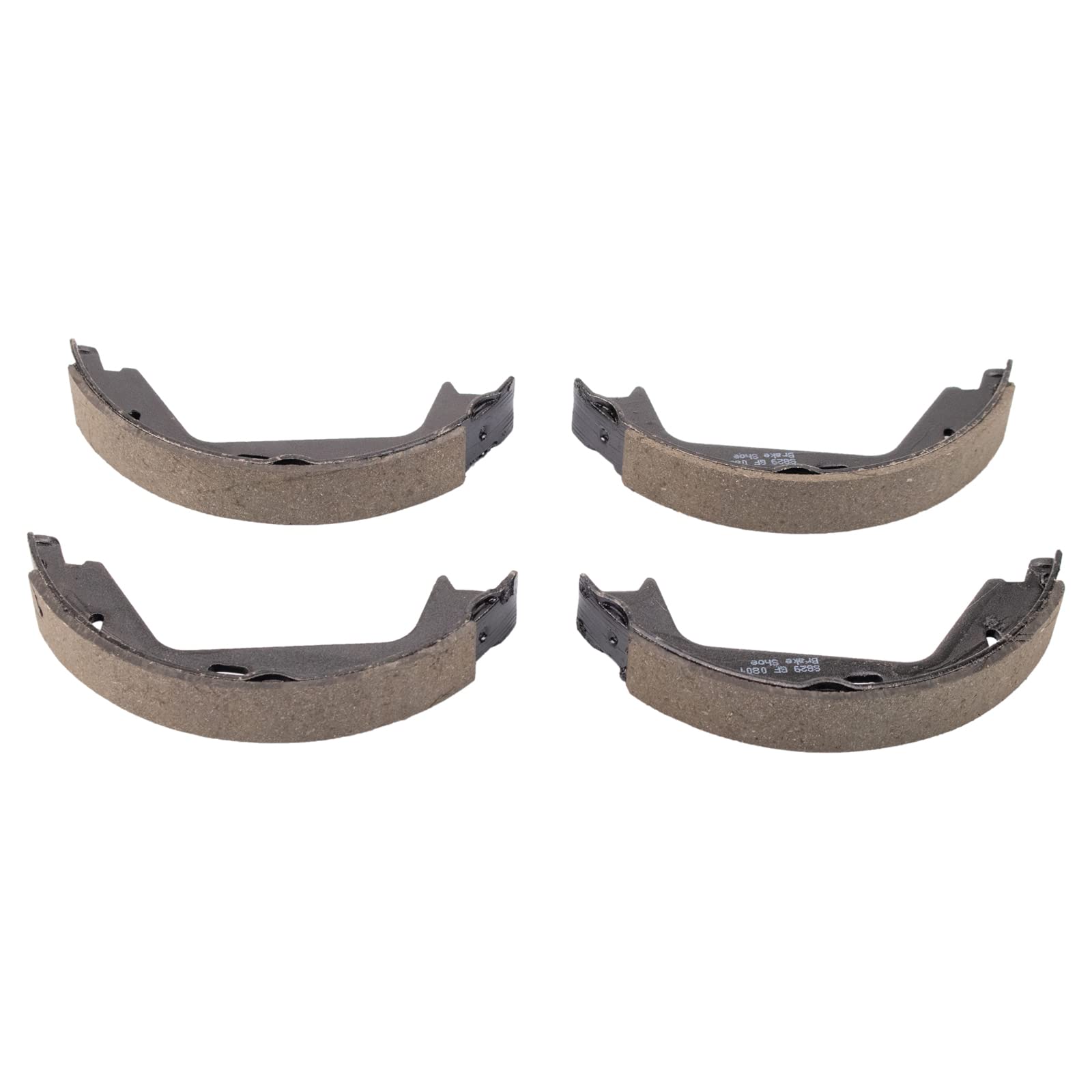 Trq Rear Brake Pad & Rotor Kit Brake Pads Brake Rotor Parking Brake Shoe Set Ceramic Compatible With 2009 Volvo S60 1999-2006 S8