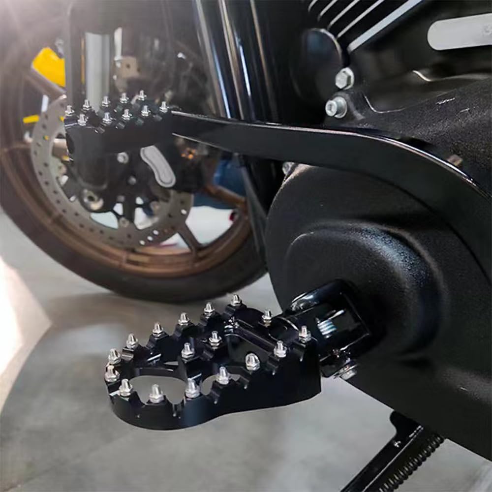Oneten Motorcycle Gear Shifter Peg Mx Chopper Bobber Style 360Roating Anti-Skid Shift Lever Pegs For Harley Dyna Sportster Touri