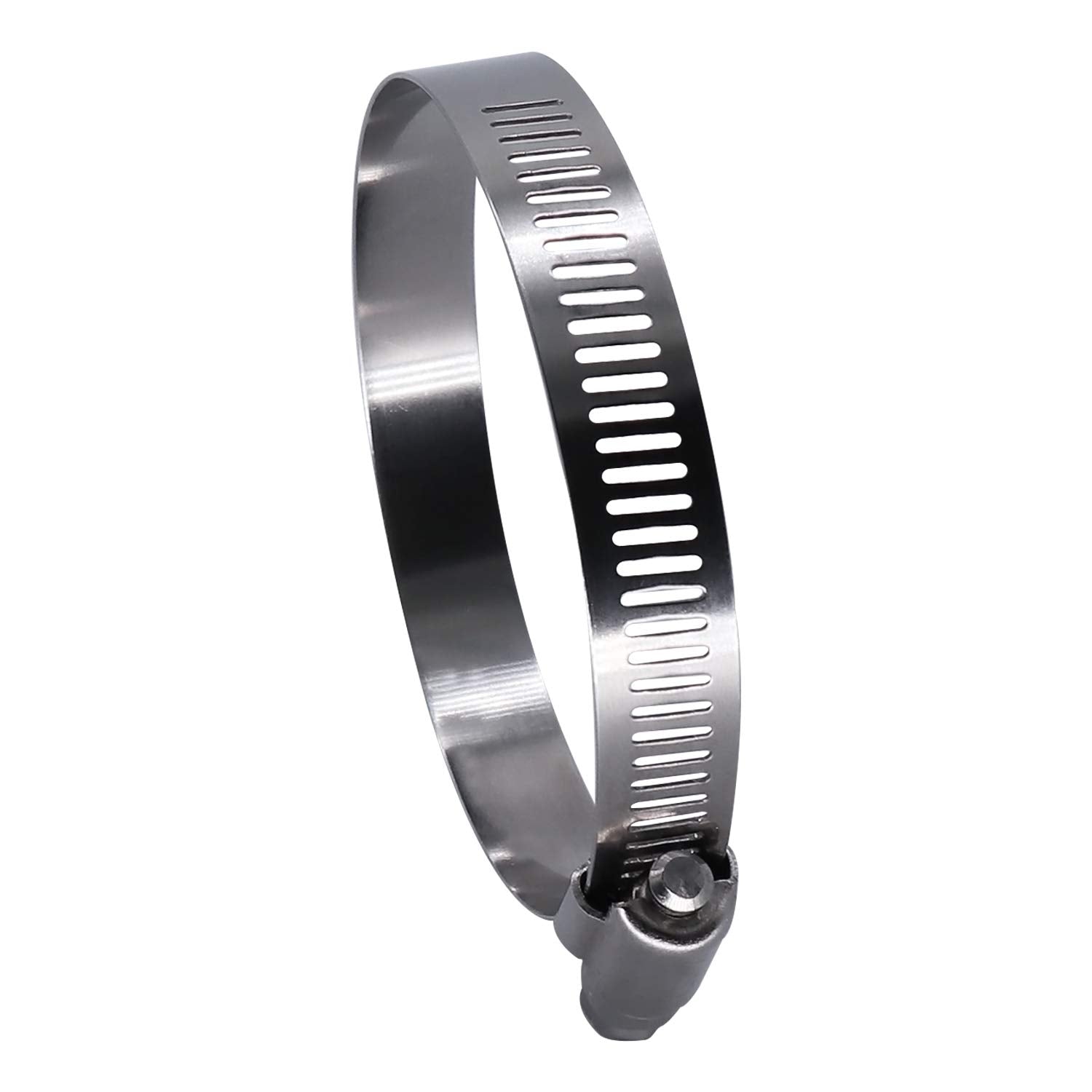 Roadformer 3'' Worm Gear Hose Clamp - Sae 48 Size, Full Stainless Steel With 1/2'' Band Width, Working Range 65Mm - 89Mm Hose Cl