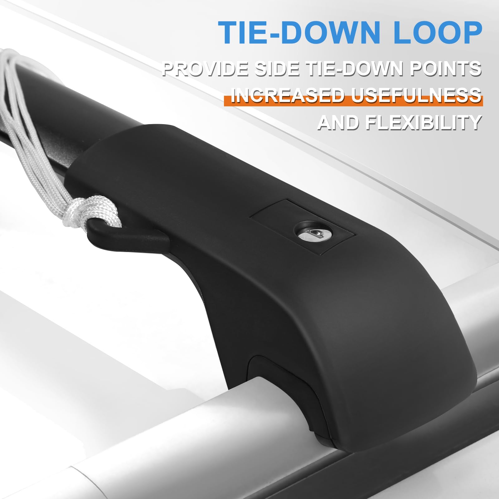Fengyu Lockable Roof Rack Cross Bars 220Lb Compatible With Ford Bronco Sport Base & Bigbend & Outer Banks & Badlands & First Edi