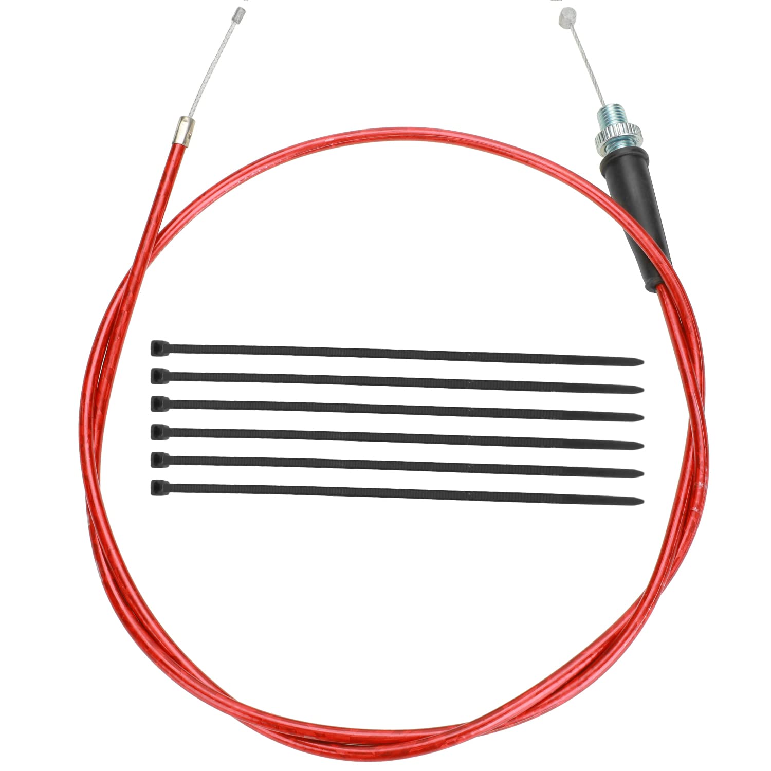 Yoxufa 50 Inch Throttle Cable For Predator 79Cc 97Cc 196Cc 212Cc 2.5Hp Baja Doodle Bug Racer Db30 Warrior Heat Mb200 Coleman Ct1