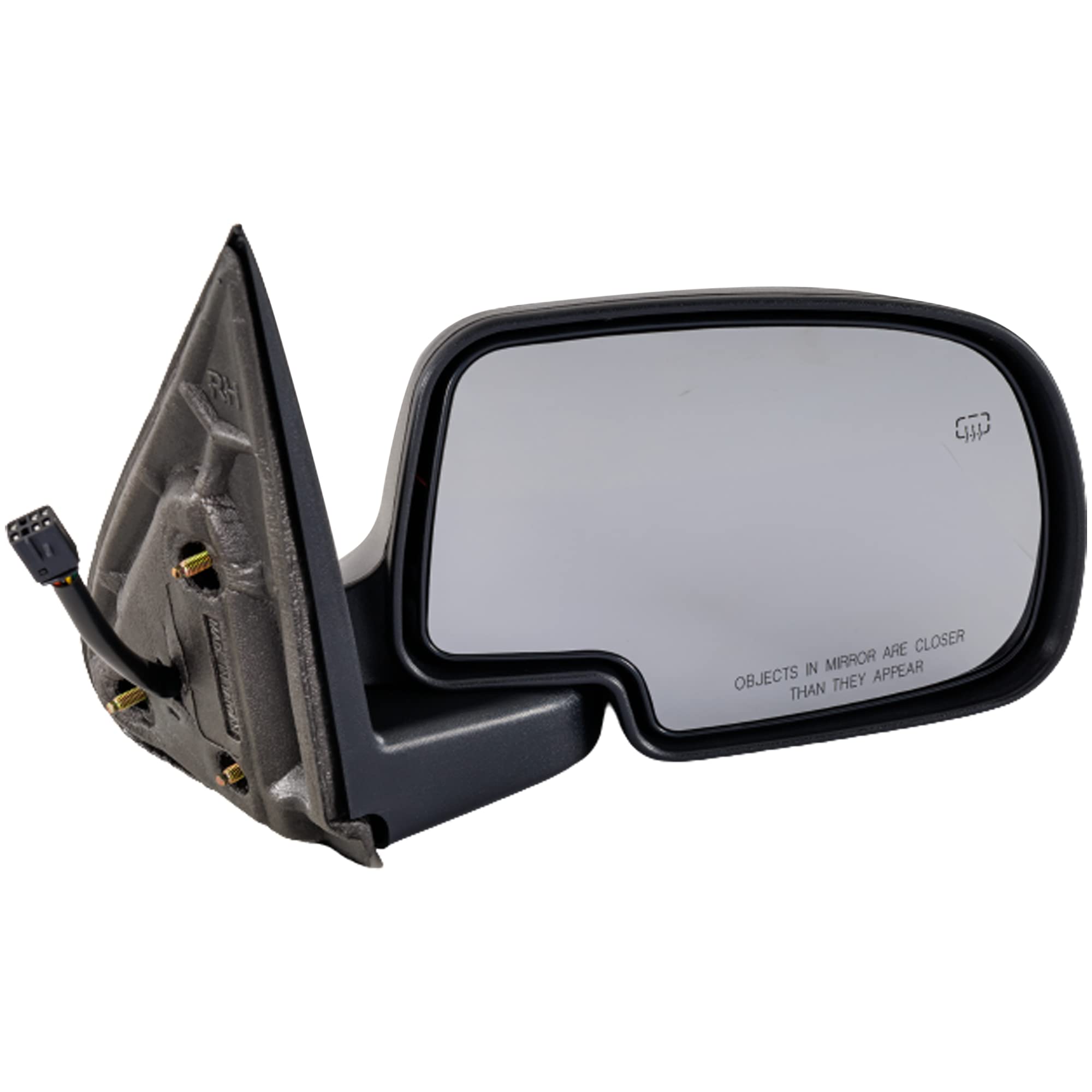 Kool Vue Passenger Side Power Heated Mirror for Chevrolet Silverado 1500 Silverado 2500 GMC Sierra 1500 Sierra 2500 1999-2002 Wi