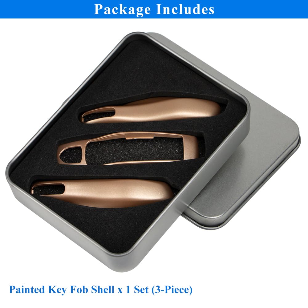 AeroBon Key Fob Shell Replacement for Porsche MK1 - Neodyme, Durable ABS Material, 3-Piece Painted Design