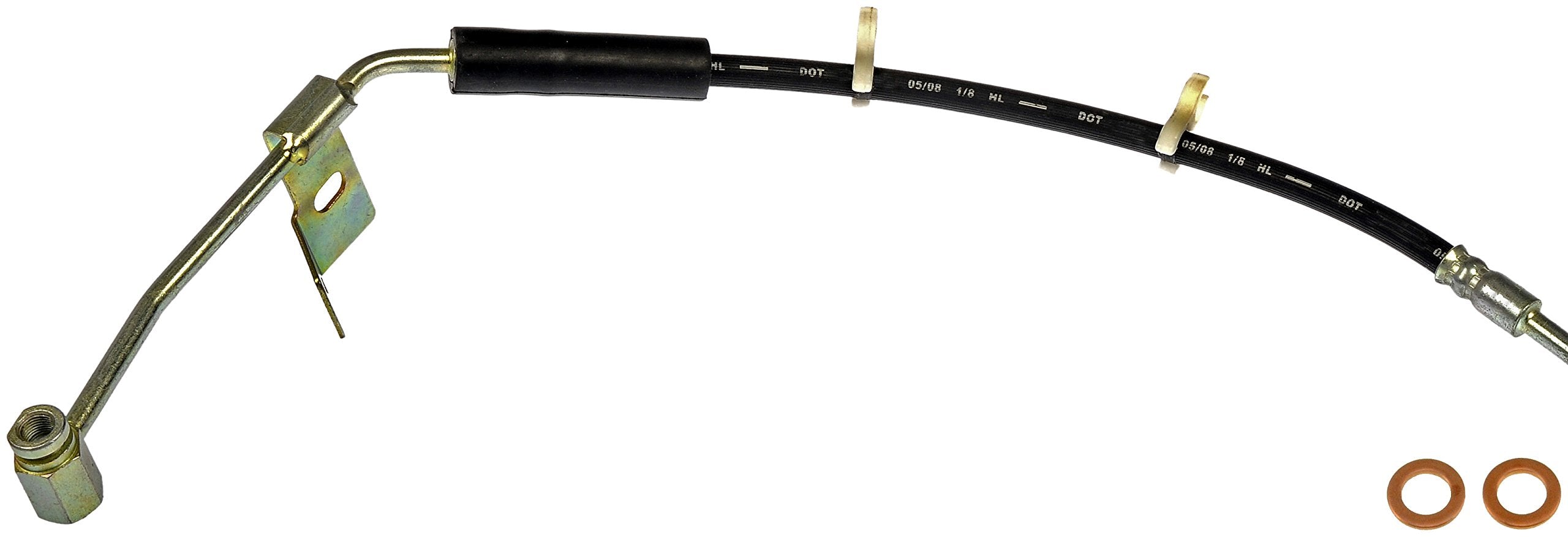 Dorman H620929 Front Driver Side Brake Hydraulic Hose Compatible With Select Dodge Models