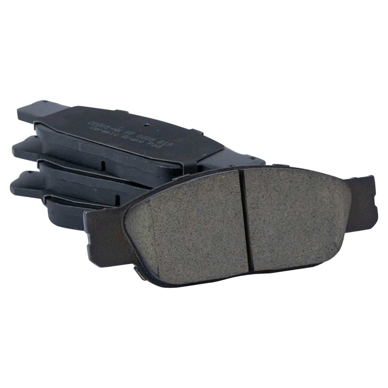 TRQ Front Brake Pads Ceramic Compatible with 2002-2005 Ford Thunderbird 2000-2002 Jaguar S-Type 2000-2006 Lincoln LS
