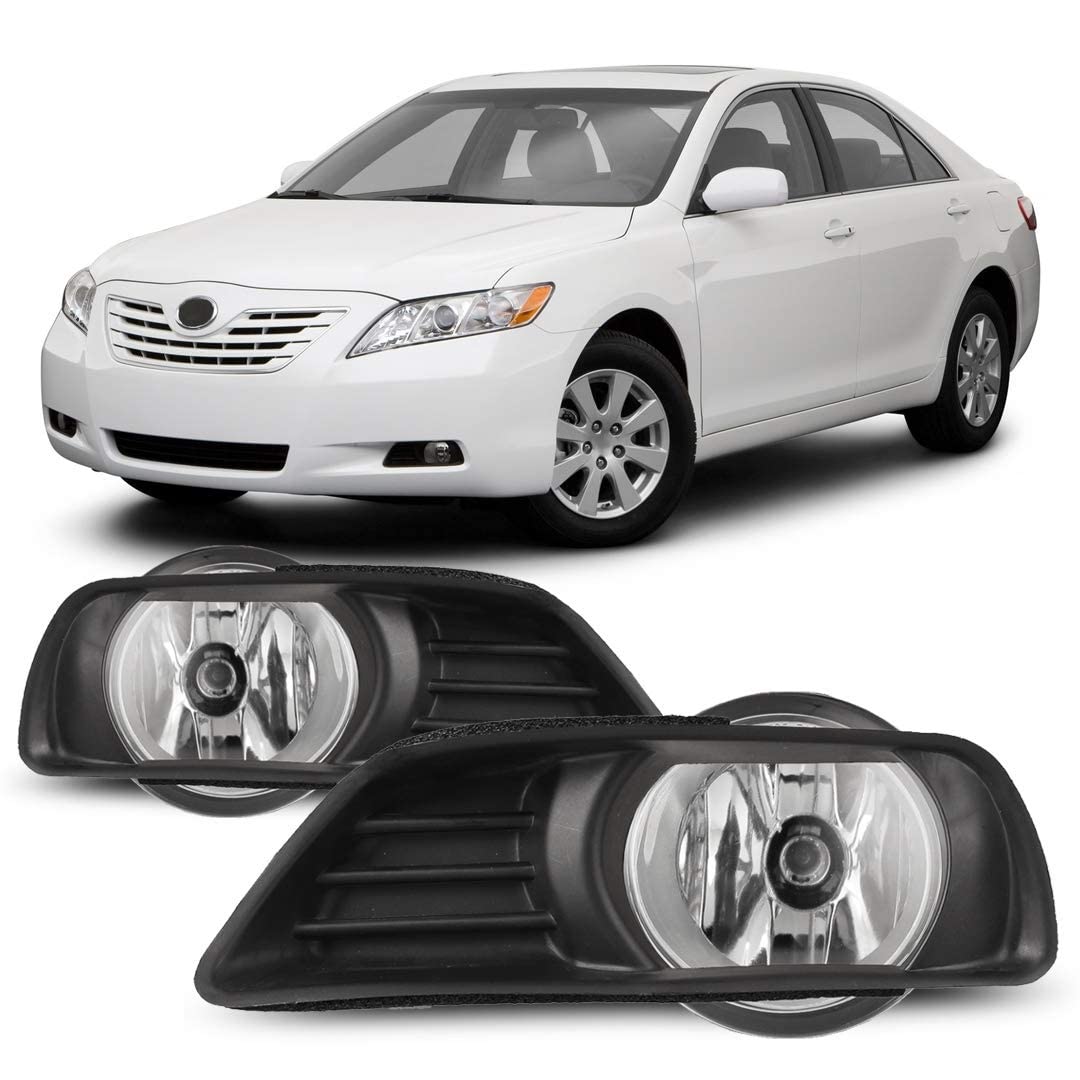 Winjet Compatible with [2007 2008 2009 Toyota Camry] Driving Fog Lights + Switch + Wiring Kit