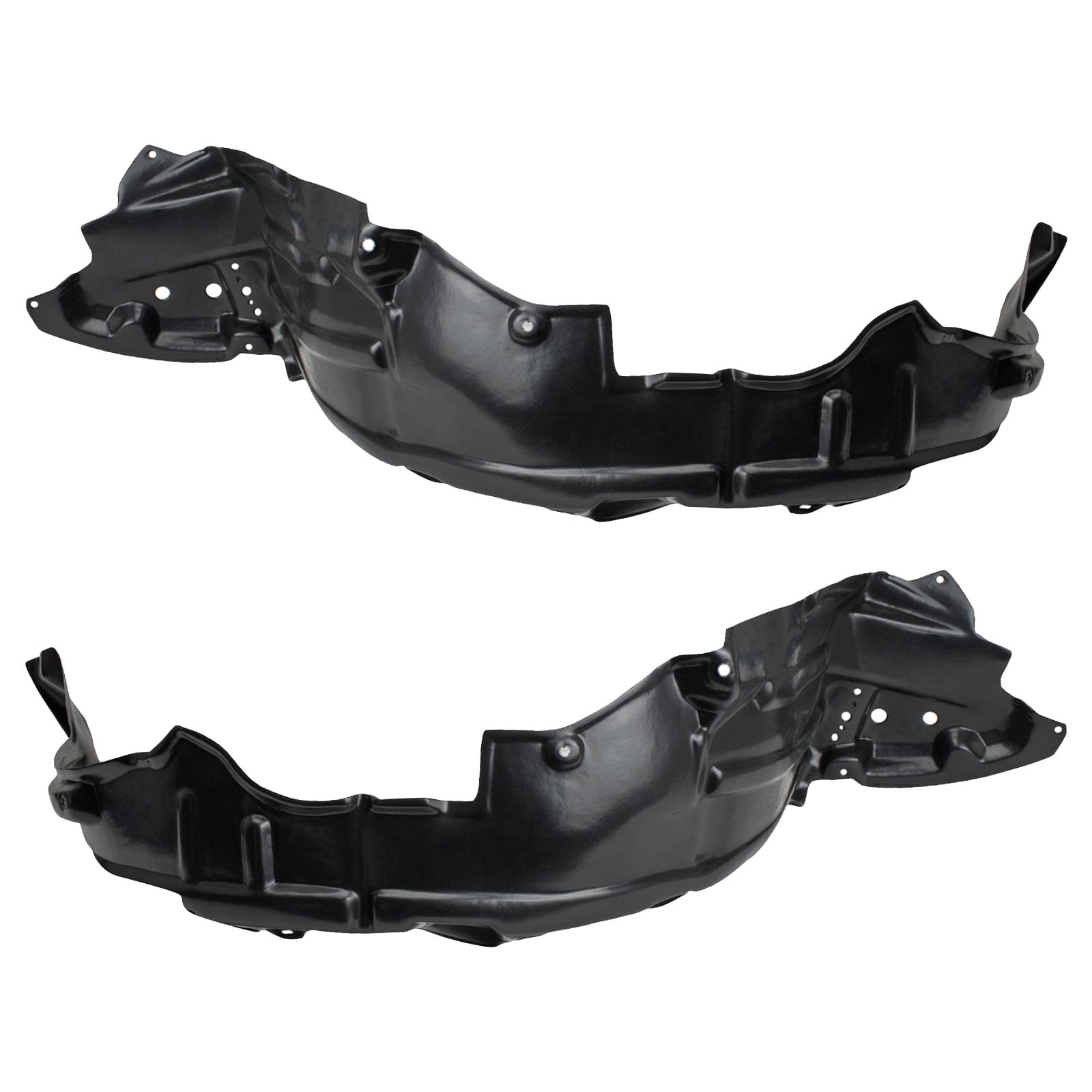 Trq Front Inner Fender Liner Set Compatible With 2008-2010 Scion Xb Sc1248106 Sc1249106