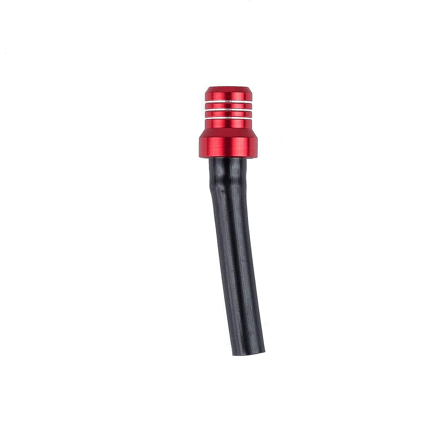 E-Riding Gas Tank Fuel Cap Valve Vent Breather Hose Cnc For Motorcycle Bikes (Red)