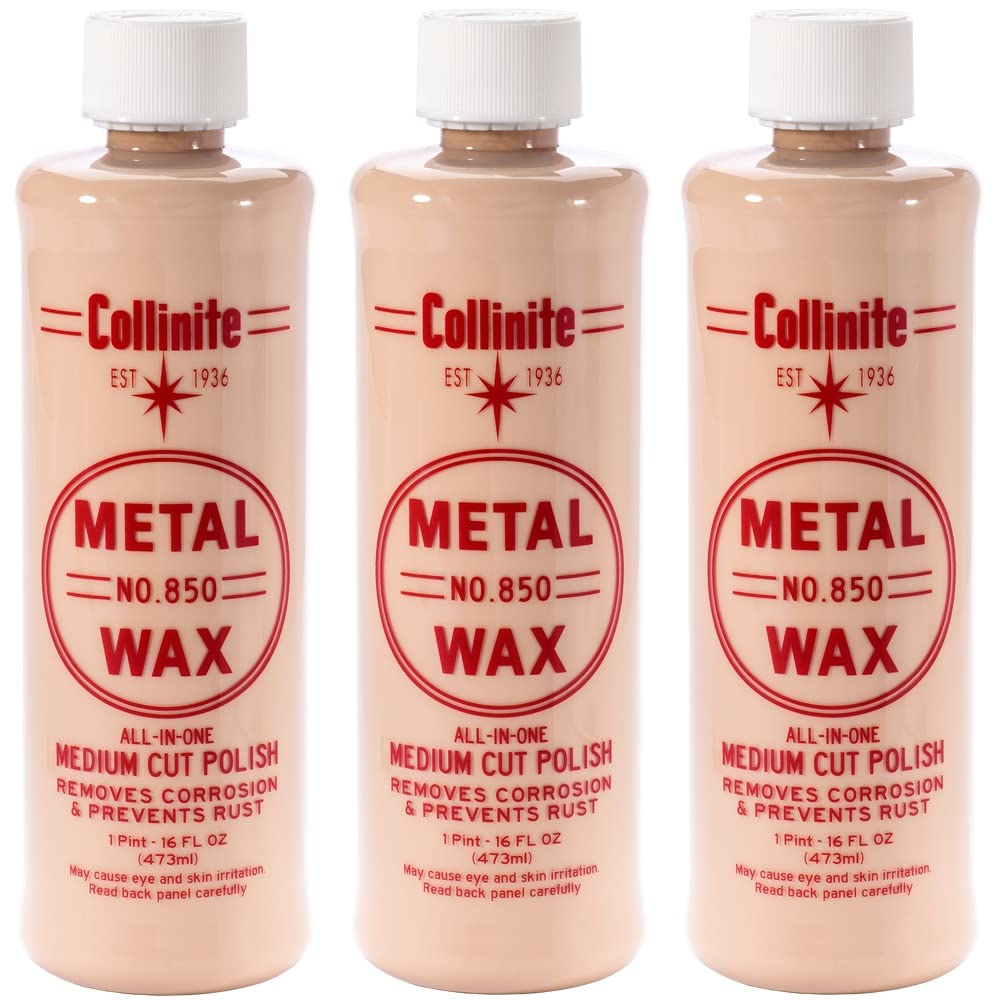 Collinite No. 850 Metal Wax, 16 Fl Oz - 3 Pack