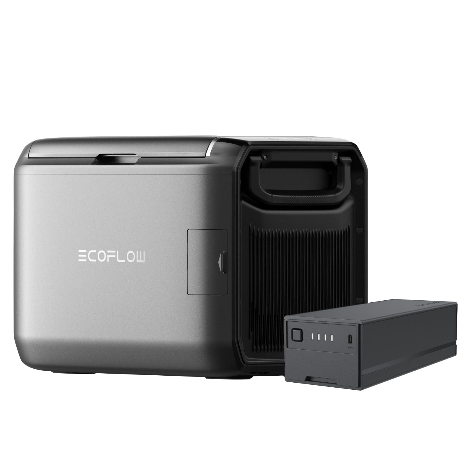 EF ECOFLOW GLACIER Classic 35L Portable Fridge Freezer with Battery, 43H Cooling Car Refrigerator, Battery Powered with App Cont