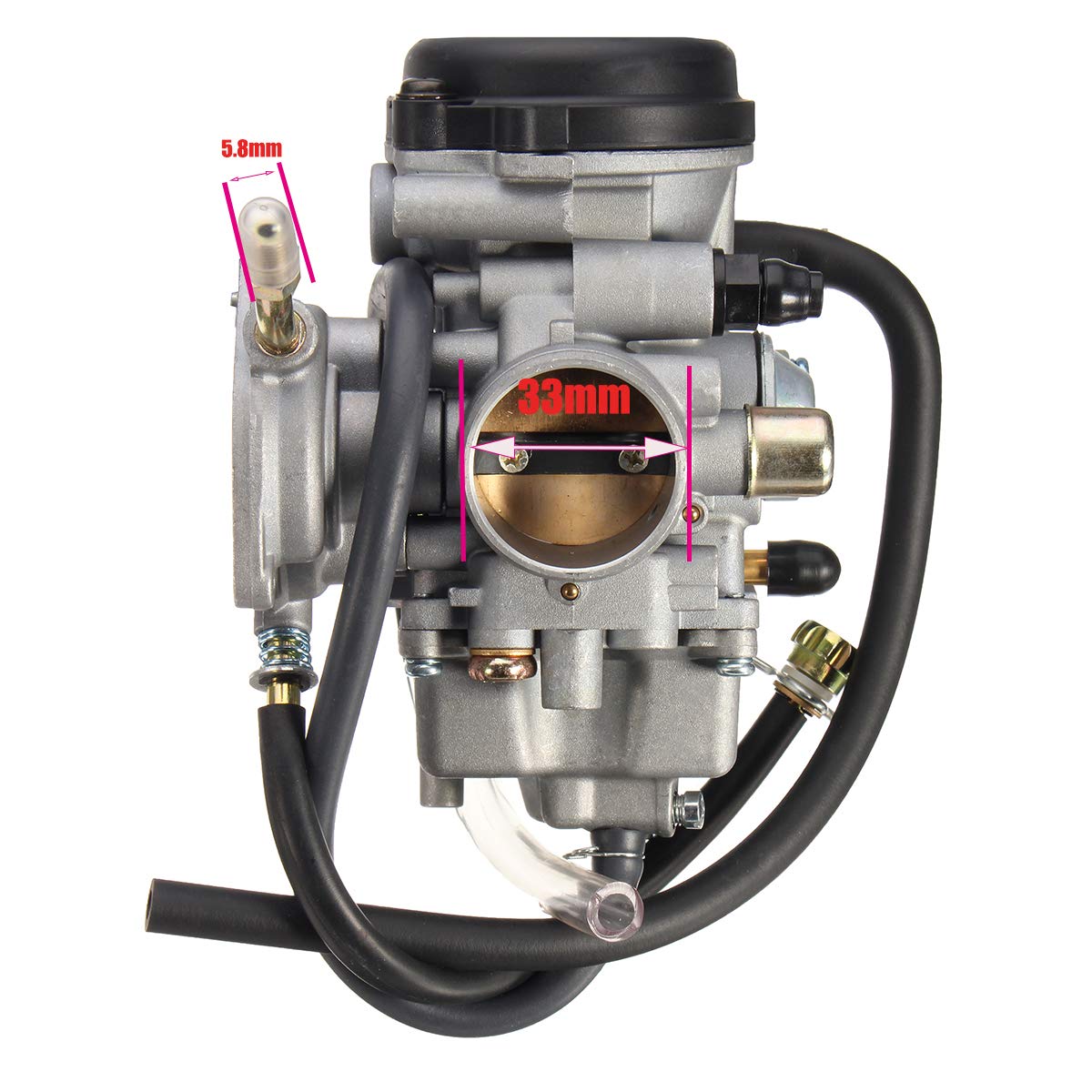 FanzKo YFM400 Carburetor for Yamaha Big Bear 400 (2000-2004) with Air Filter - Durable Performance for 2WD & 4WD Models