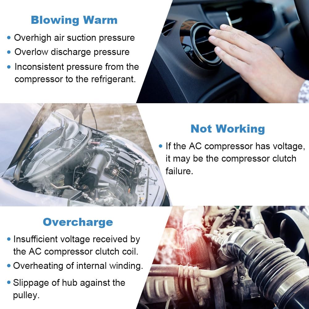Eccpp Ac Clutch 2012-2015 Fit For Bmw 335I 3.0L 2011-2018 Fit For Bmw X5 X6 3.0L Ac Compressor Clutch