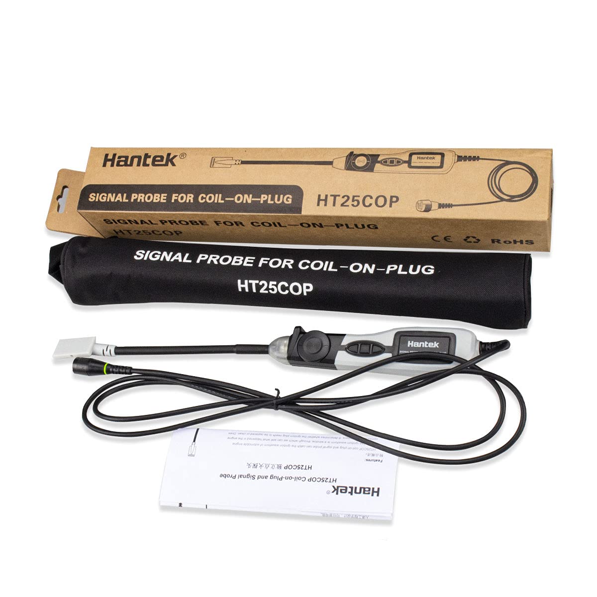 Hantek HT25COP Ignition Waveform Probe for Automobile Engine, 41x4x2cm, Compatible with Oscilloscope