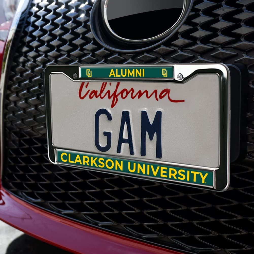 GRAPHICS & MORE Full Size Metal License Plate Frame - Clarkson University Alumni Design, One Size