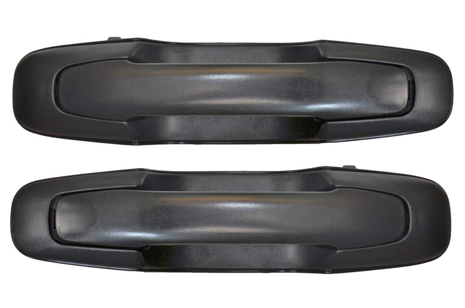 PT Auto Warehouse SZ-3213A-DP - Outer Exterior Outside Door Handle, Textured Black - Left/Right Pair