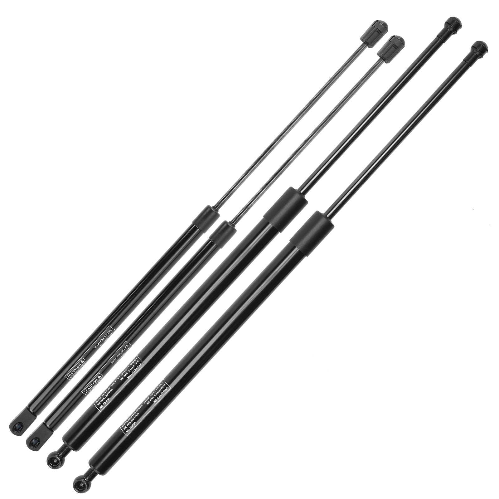 Yhtauto 4Pcs Rear Hatch Liftgate & Back Window Glass Lift Support Struts Replacement For 2007-2014 Chevy/Gmc/Cadillac Models, Ta