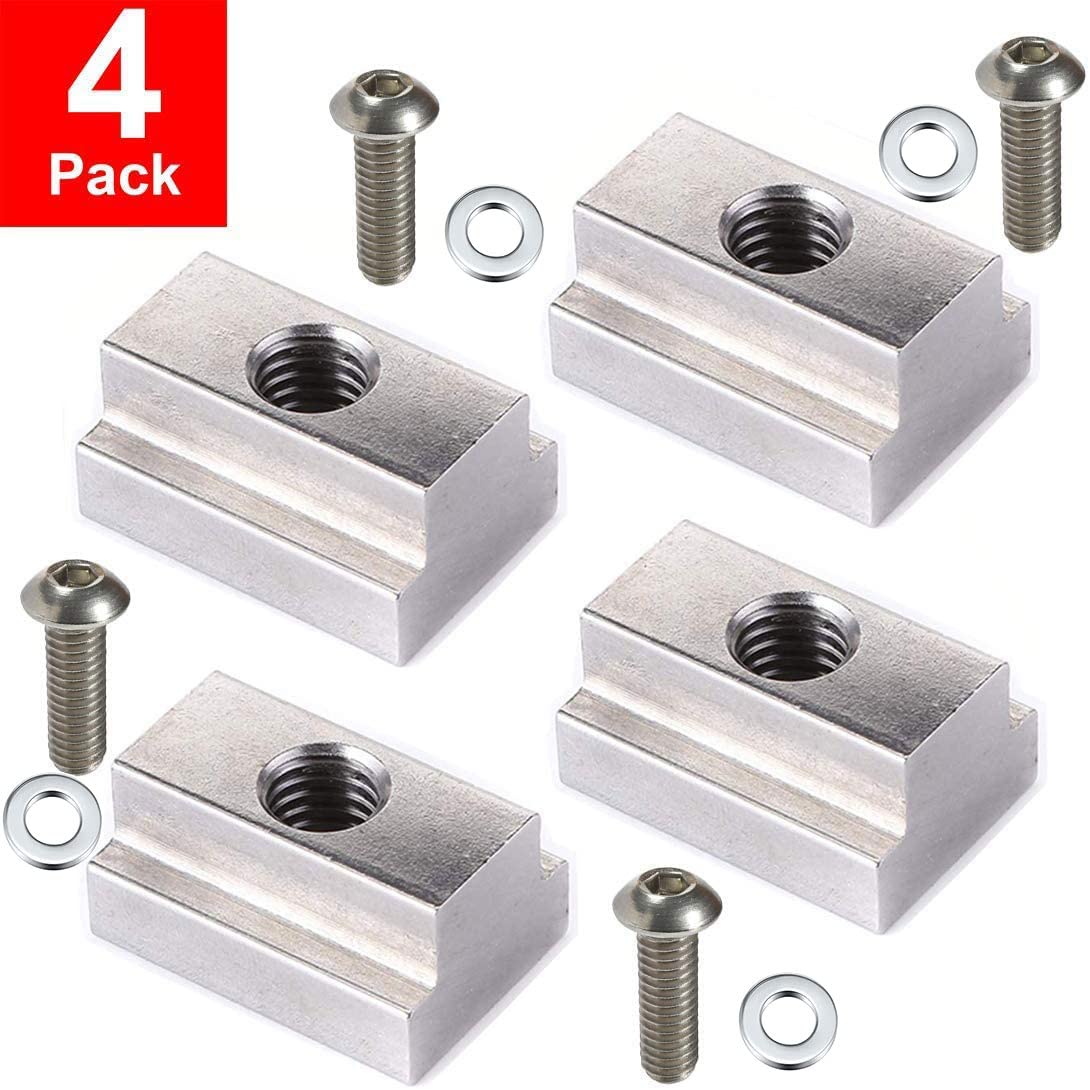 Bed Rail Accessories For Toyota Tacoma Bed Cleats Tie Down Anchors Rings T Slot Nuts For Tundra Deck Rail Pick Up Cargo Bolt On