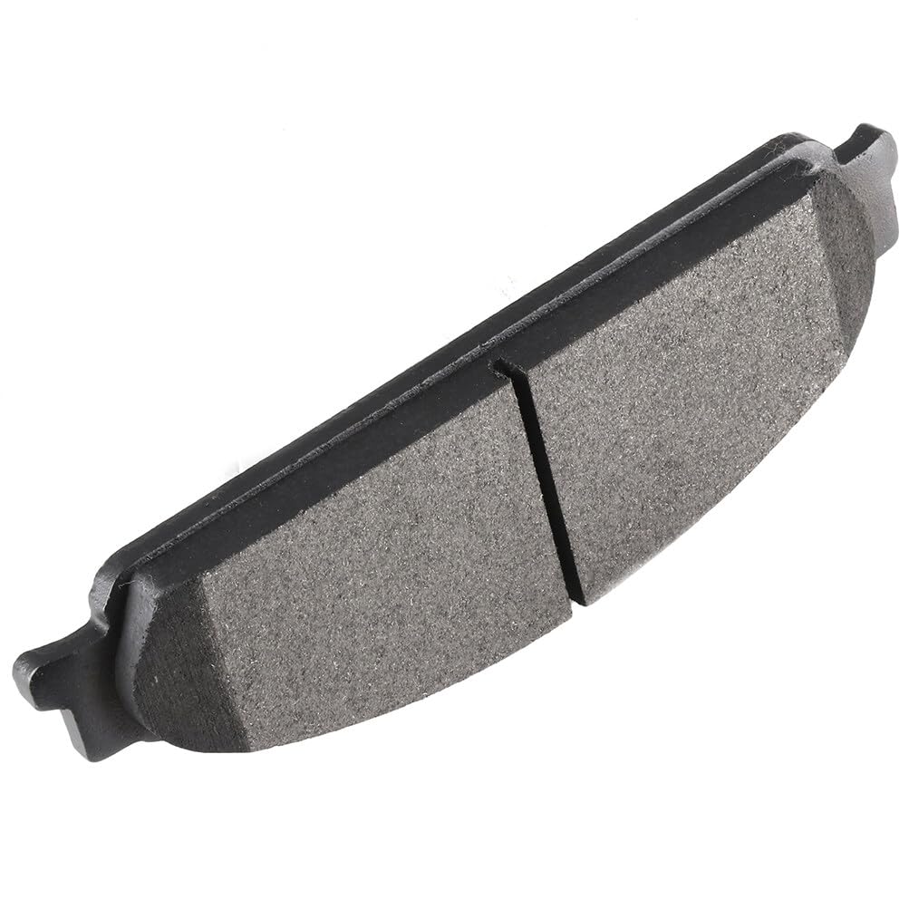 Eccpp D1070-7975 4Pcs Front Semi Metallic Disc Brake Pad Set - Fit For Ford Five Hundred 2005-2007, Freestyle 2005-2007, Taurus
