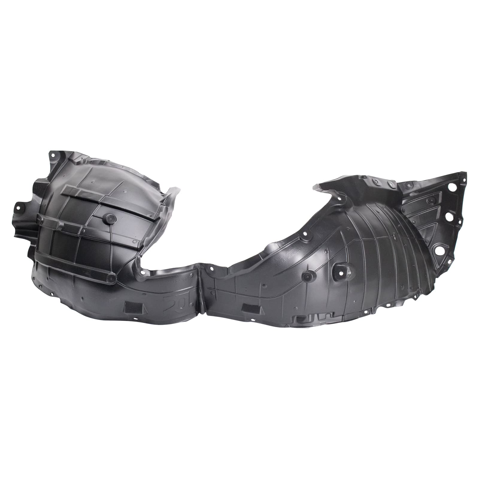 TRQ Front Right Inner Fender Liner Black Passenger Side Compatible with 2013 INFINITI JX35 2014 QX60 2013-2014 Nissan Pathfinder