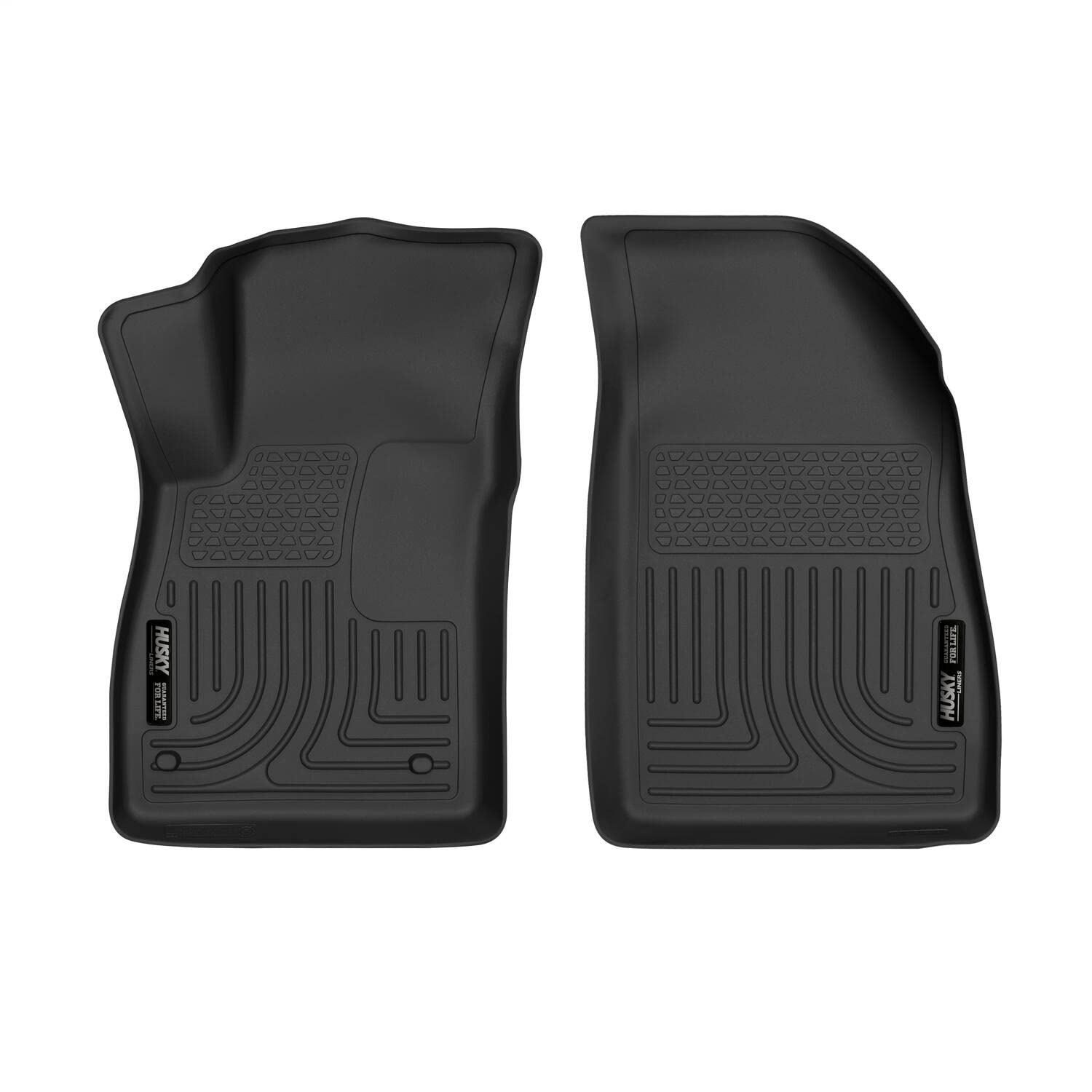 Husky Liners X-Act Contour Floor Mats | Fits 2013-2022 Buick Encore; 2015-2022 Chevrolet Trax | Front Row, 2-Pc Black - 55351