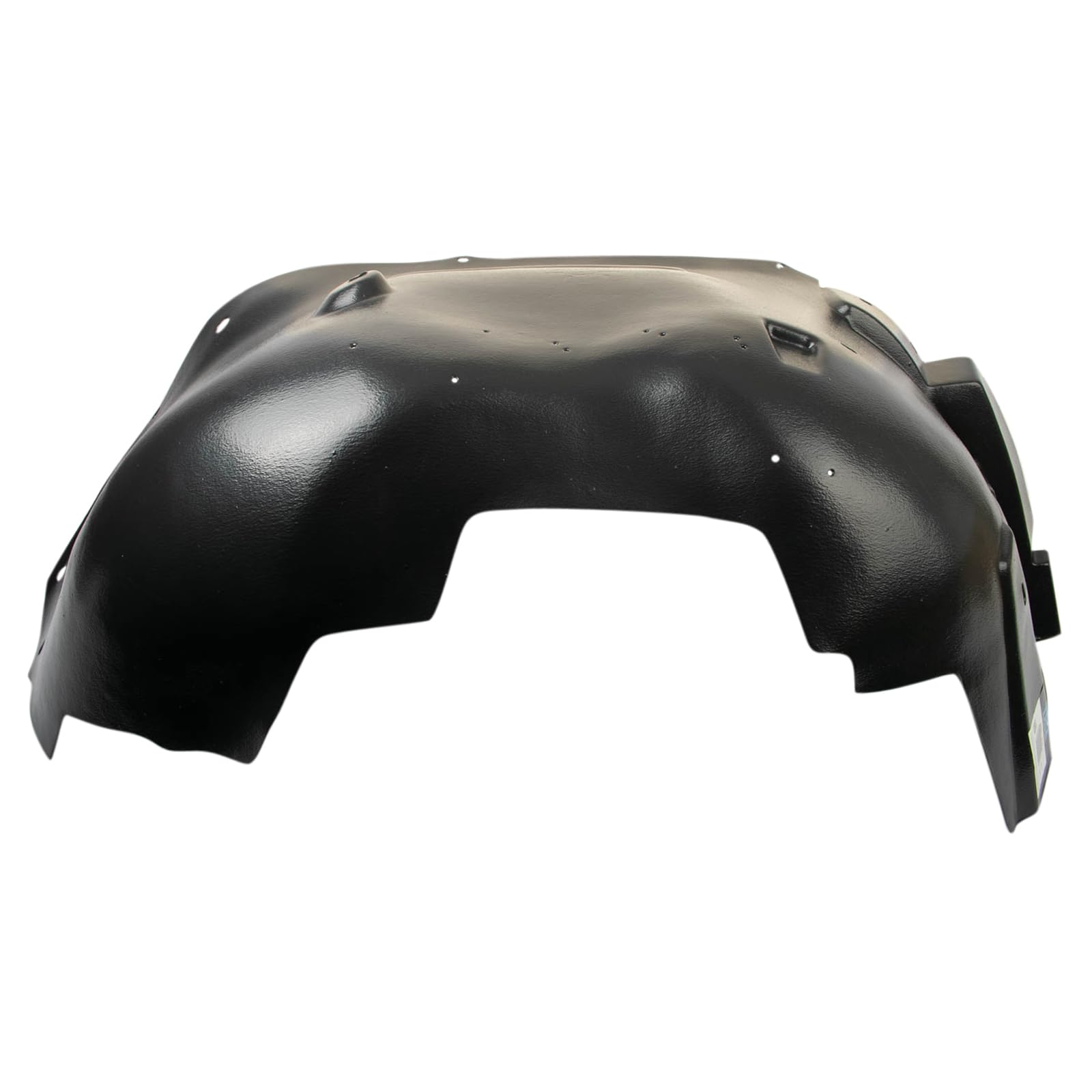 TRQ Front Inner Fender Liner Set for 2007-2013 GMC Sierra 1500, Black, Metal, Model BDA06718