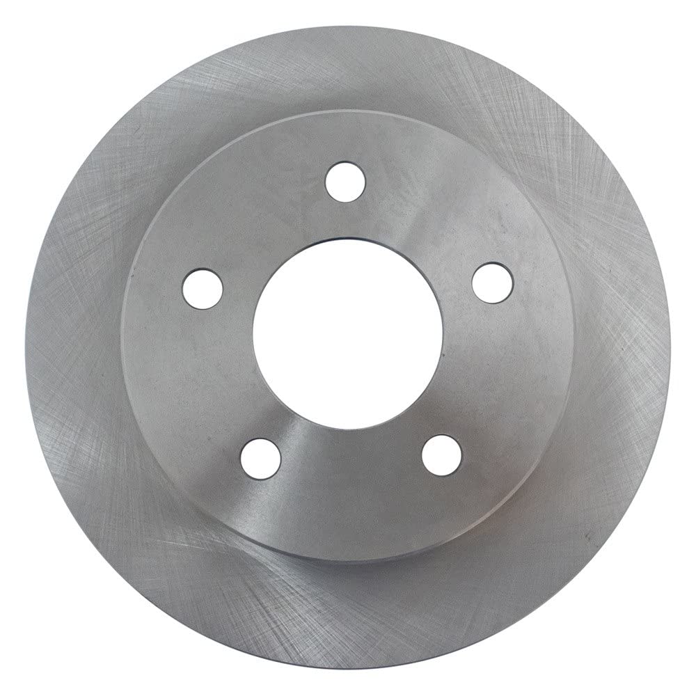 Trq Rear Brake Rotors Set Solid Compatible With 1994-2004 Ford Mustang