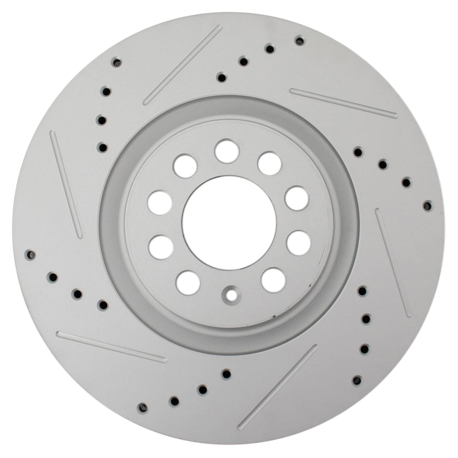 Trq Front Performance Brake Rotors Set Premium G-Coated Compatible With 2000-2006 Audi Tt Tt Quattro 2000-2003 Volkswagen Golf 2