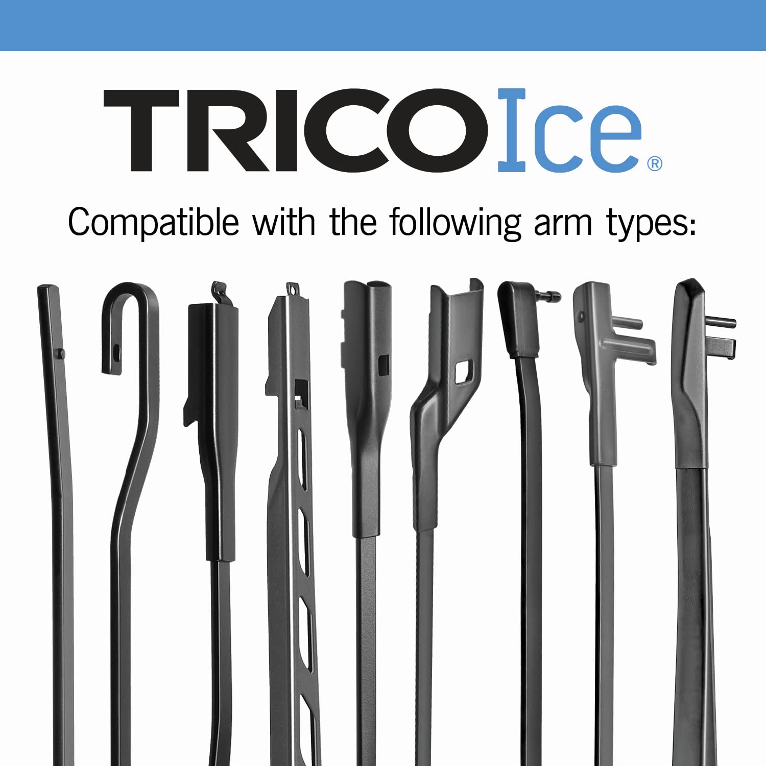 Trico 20" Ice Extreme Weather Windshield Wiper Blade - Ceramic Coated Silicone, All-Weather, Model 35-200 for Select Vehicles