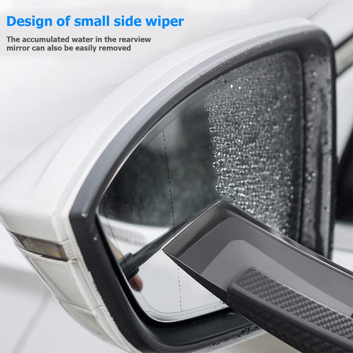 Moioee Car Window Squeegee, Soft Silicone Blade For Cleaning Water, Professional One-Piece Auto Glass Water Wiper, 11.8 Inches Water Scraper Cleaner For Shower Doors Mirror, Home Drying Use