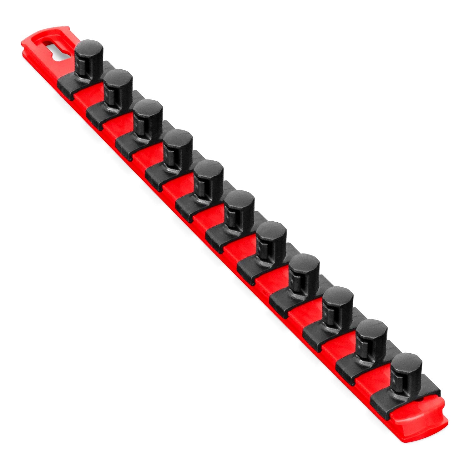 Ernst Manufacturing  13 Socket Org Red 1/2 Dr Twist Lock Clips (8416)
