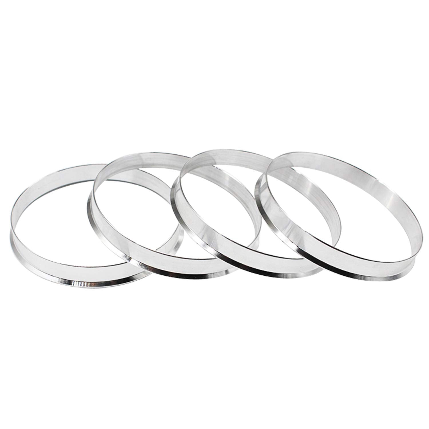 Dcvamous Alloy Aluminum Hub Centric Rings 74.1 To 72.6, Set Of 4 - Performance Spigot Hubrings Fit 72.6Mm Vehicle Hub And 74.1Mm