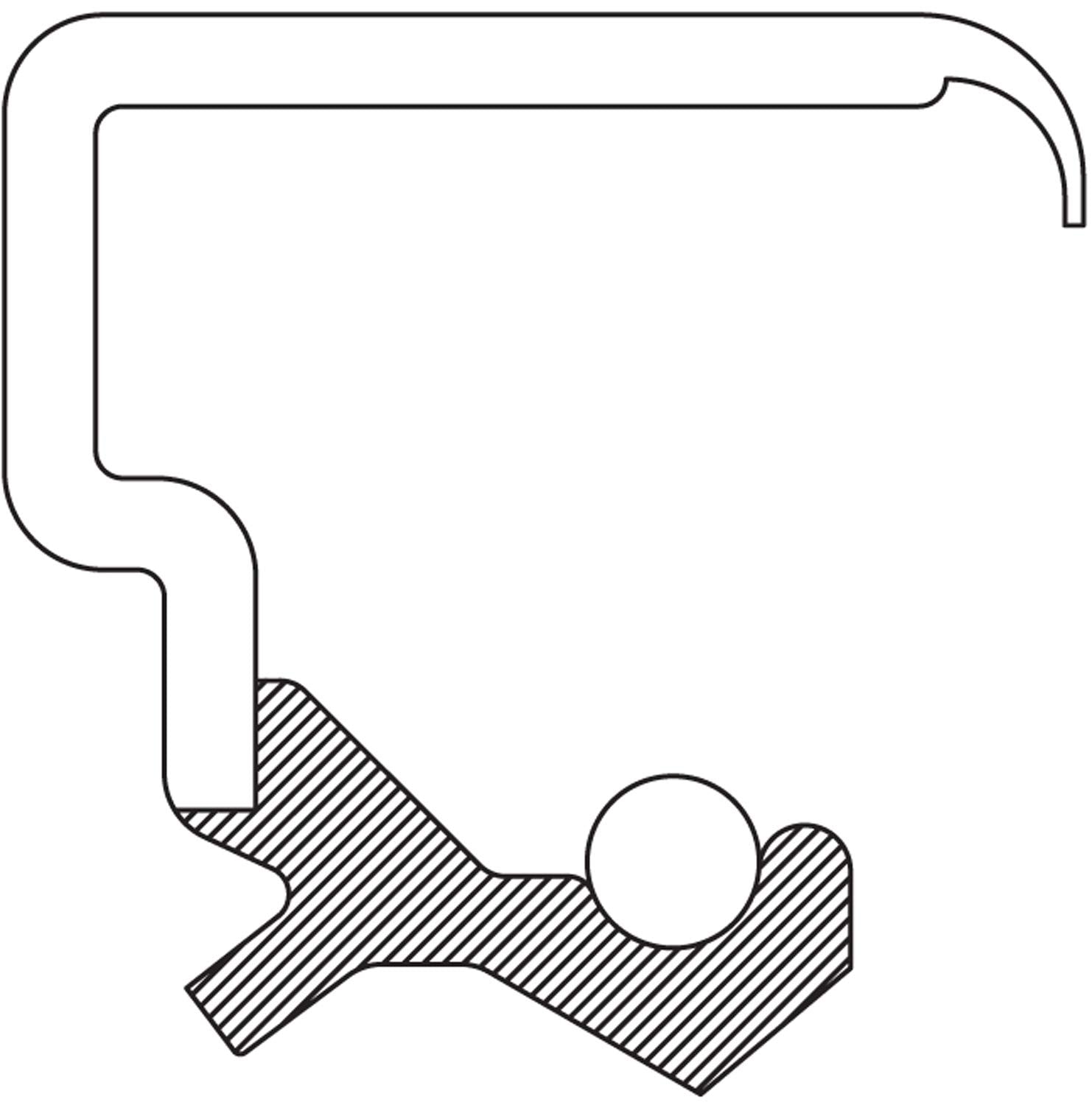 National 710067 Wheel Seal