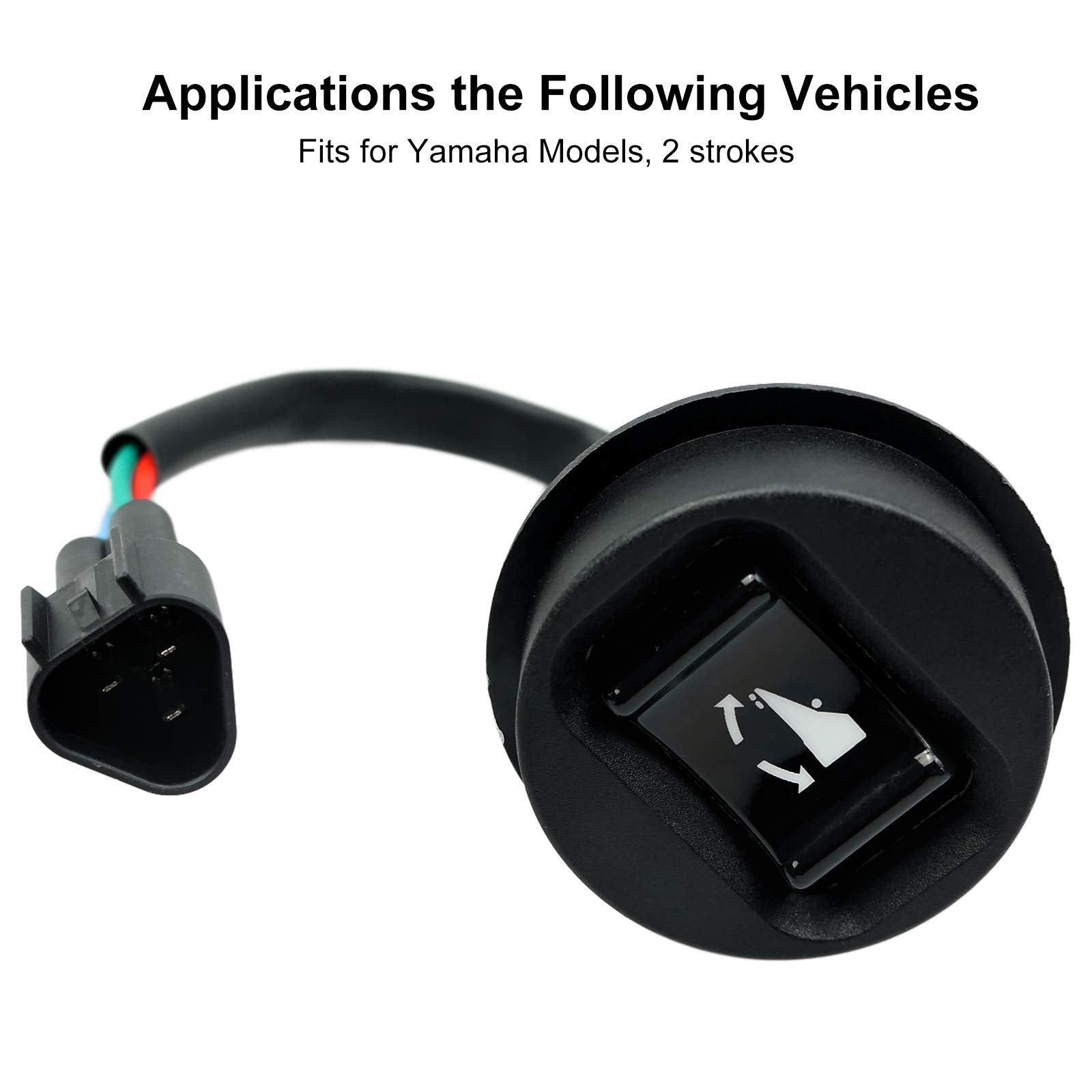 Trim and Tilt Switch Assembly Fit for Yamaha Models 2 Strokes 115 130 150 175 200 225 1990-2005 Replace Original Equipment 6R3-8