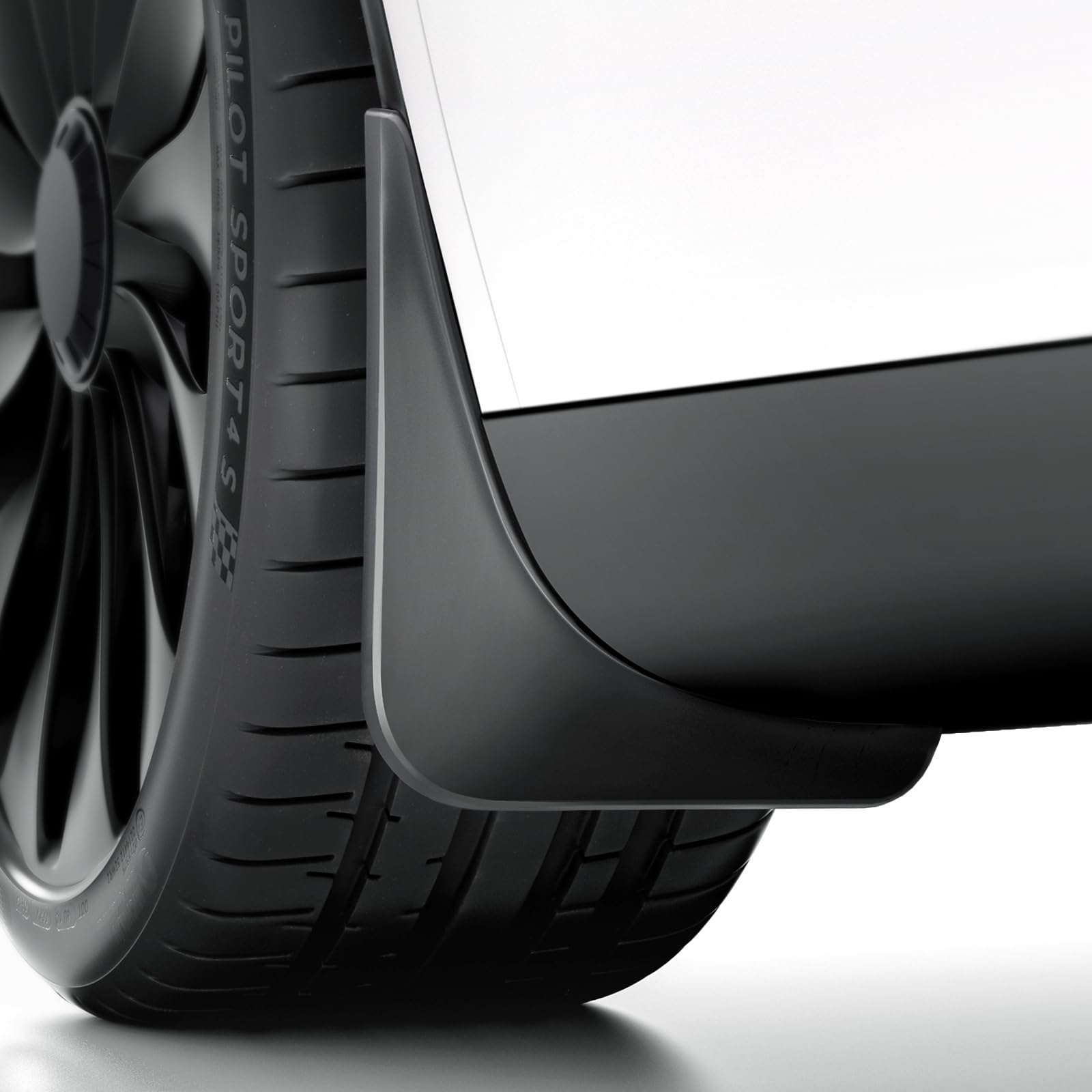 Reevaa 2025 Tesla Model X Accessories - Mud Flaps [No Drilling Required] All-Weather Mud Splash Guard Body Kits For Model X 2025