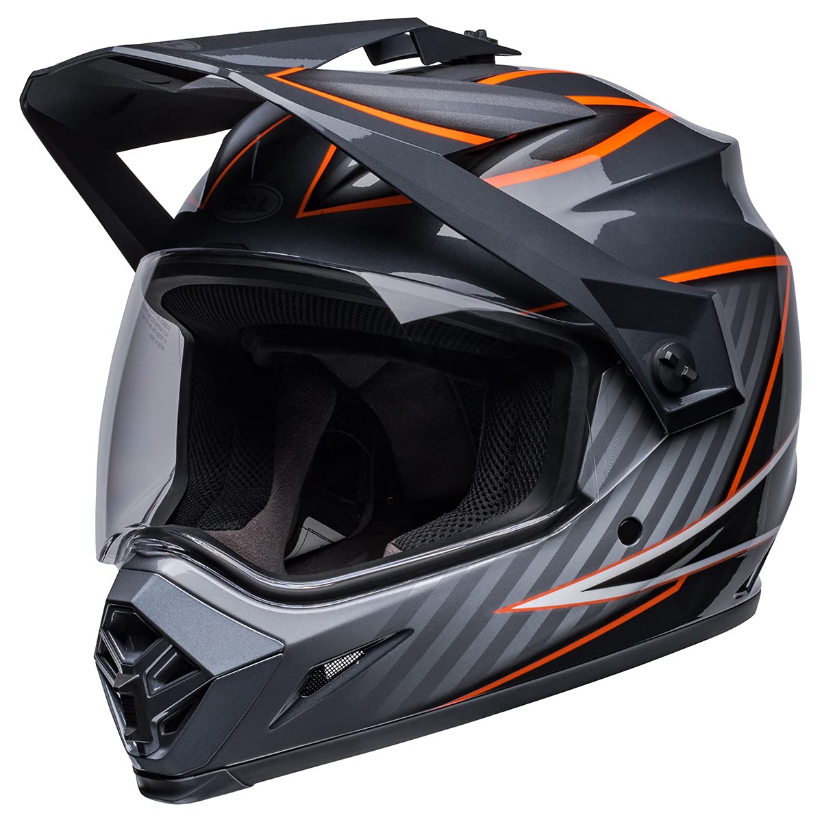 Bell Mx-9 Adventure Mips Dirt Helmet (Dalton Gloss Black/Orange - X-Large)