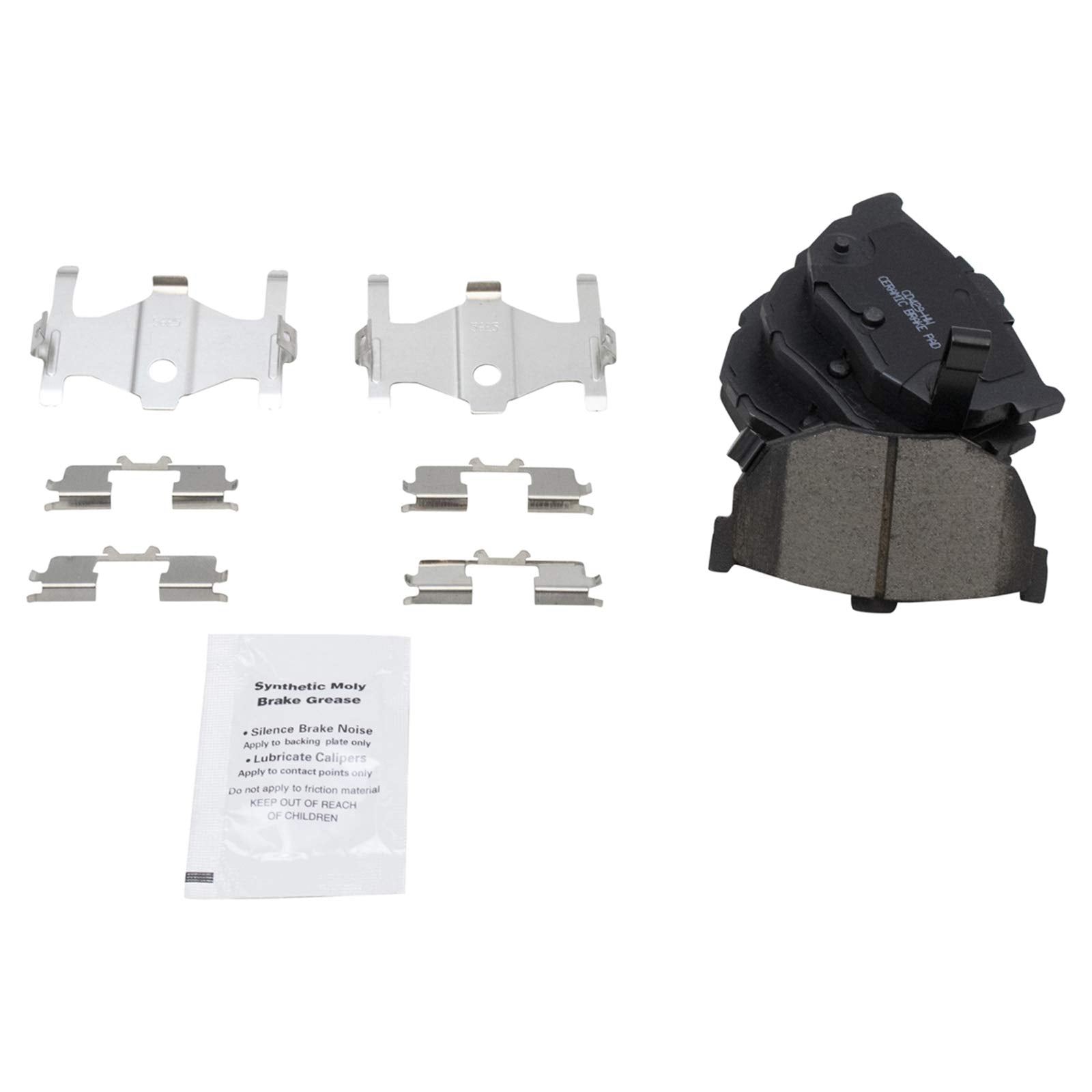 Trq Front And Rear Brake Pad & Rotor Kit Brake Pads Brake Rotor Ceramic Compatible With 2003-2008 Hyundai Tiburon