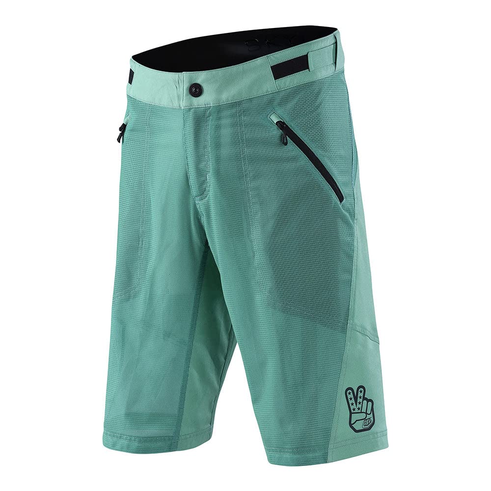 Troy Lee Designs Cycling Mountain Bike Trail Biking MTB Bicycle Shorts for Men, Skyline AIR Short W/Liner (36, Glass Green)