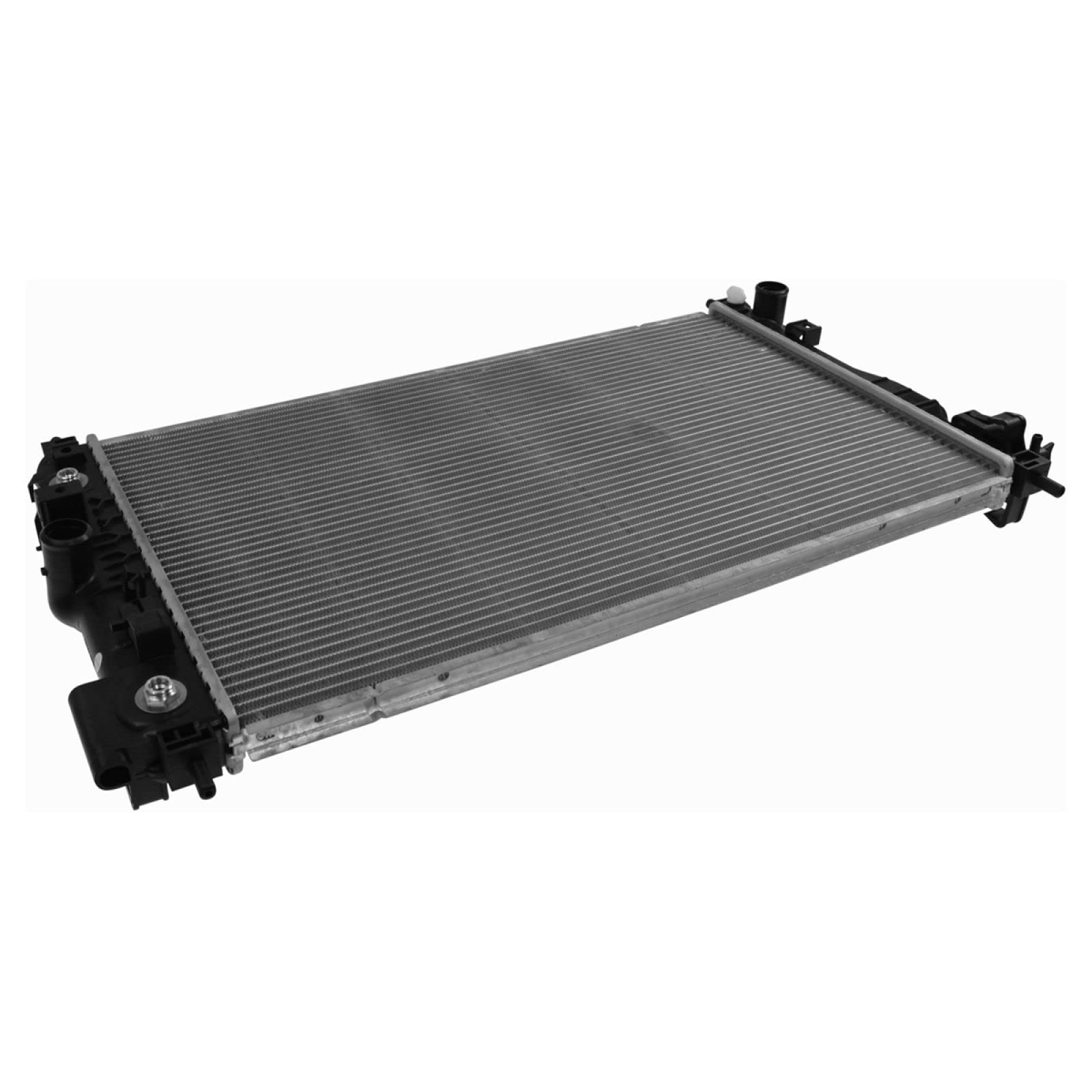 Trq Radiator Assembly Aluminum Core Compatible With 10-16 Buick Lacrosse 11-17 Regal 14-20 Chevrolet Impala 13-14 Malibu Cu13146