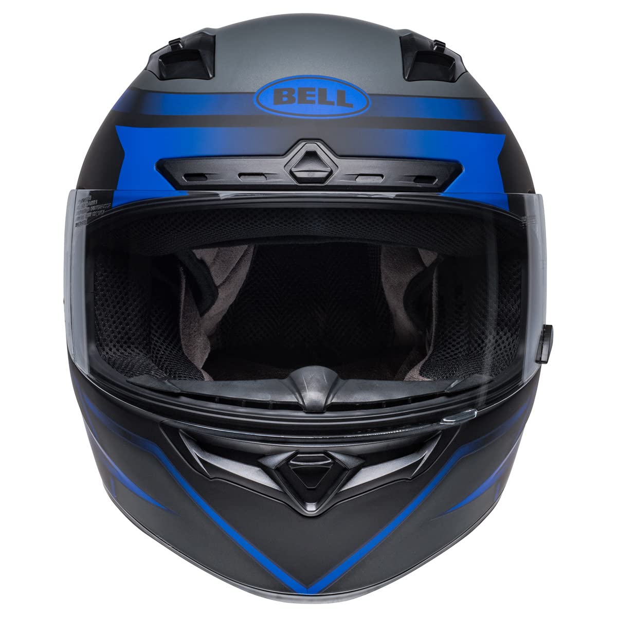 Bell Qualifier Dlx Mips Street Helmet (Riser Matte Black/Blue/Gray - Large)