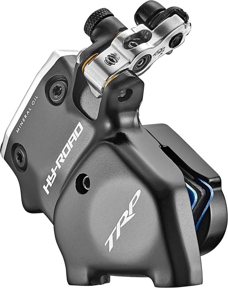 Hy/Rd Disc Road Brake - Mechanical/Hydraulic - Caliper Only - Flatmount - Black