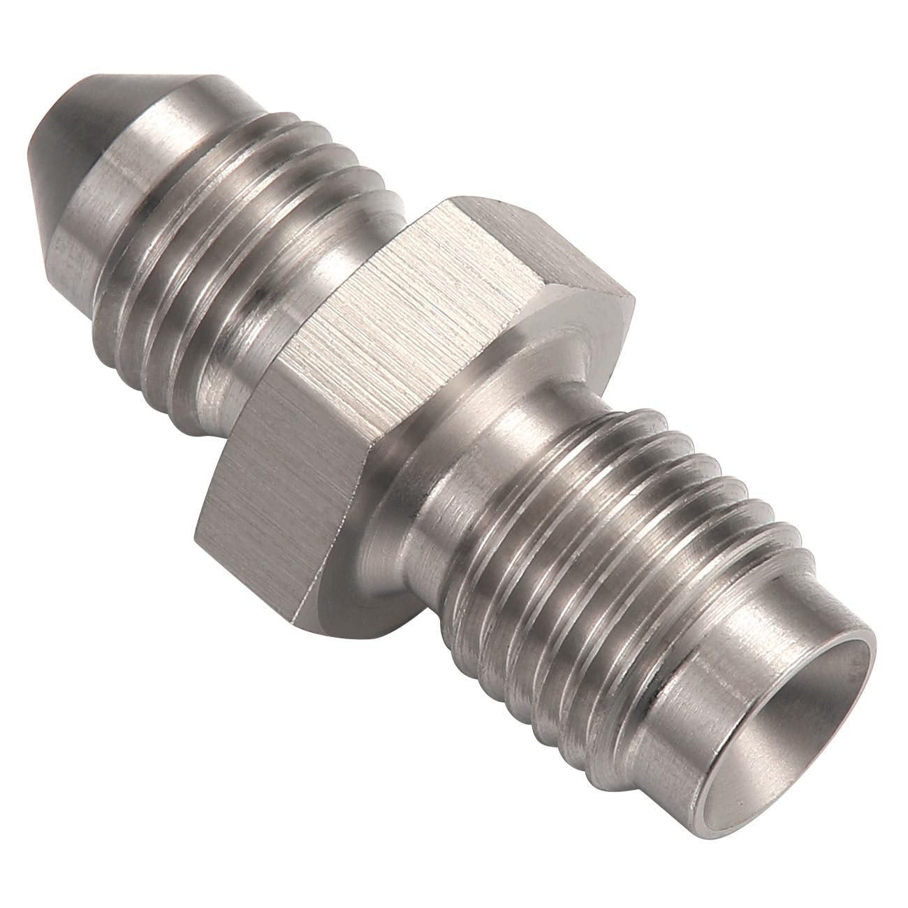 Podavelle 3An Male To 3/8-24 Male Inverted Flare Stainless Steel Brake Adapter Fitting Connector