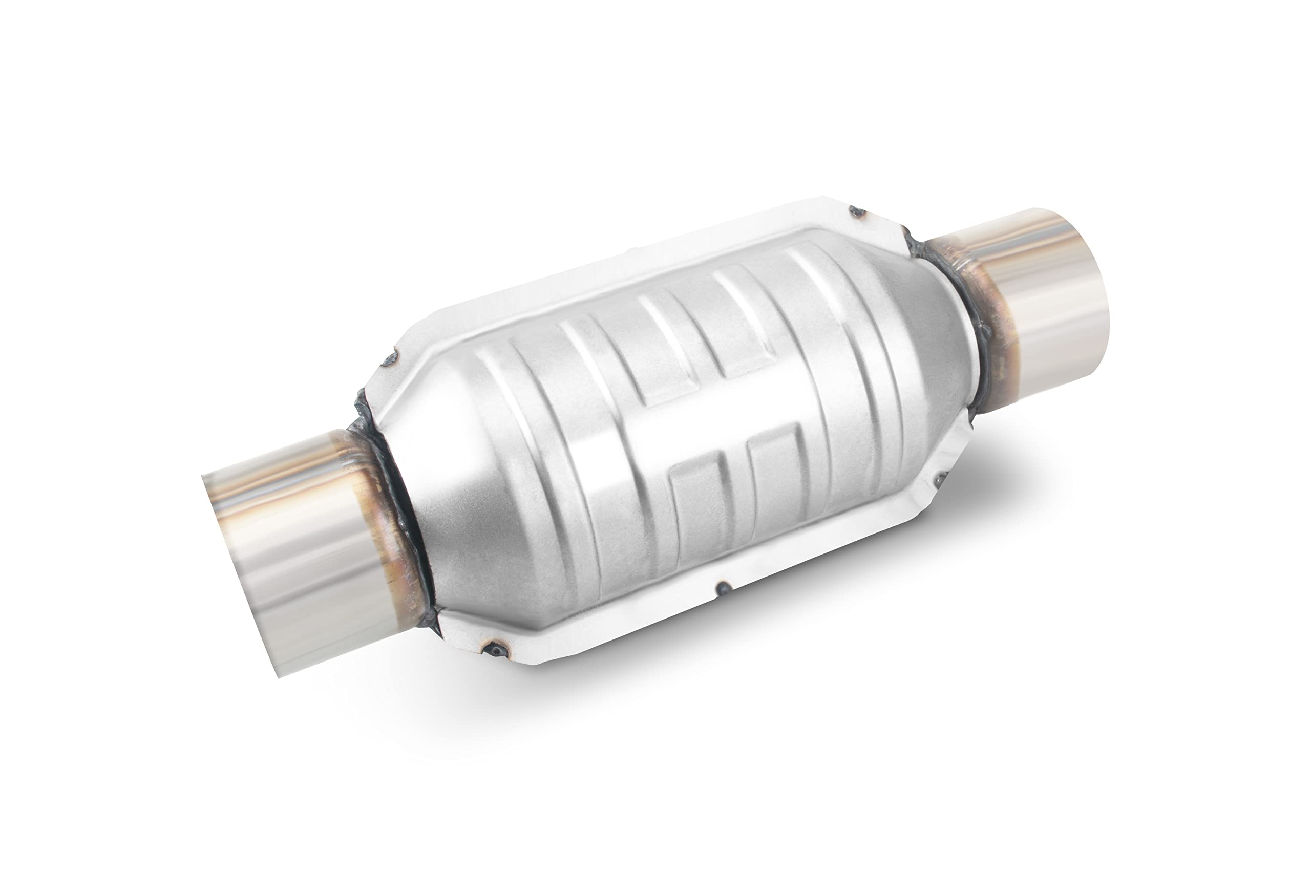 Wasaett 2' Catalytic Converter Universal 2 Inch Inlet/Outlet Cat Converter With O2 Port And Heat Shield (Epa Compliant)
