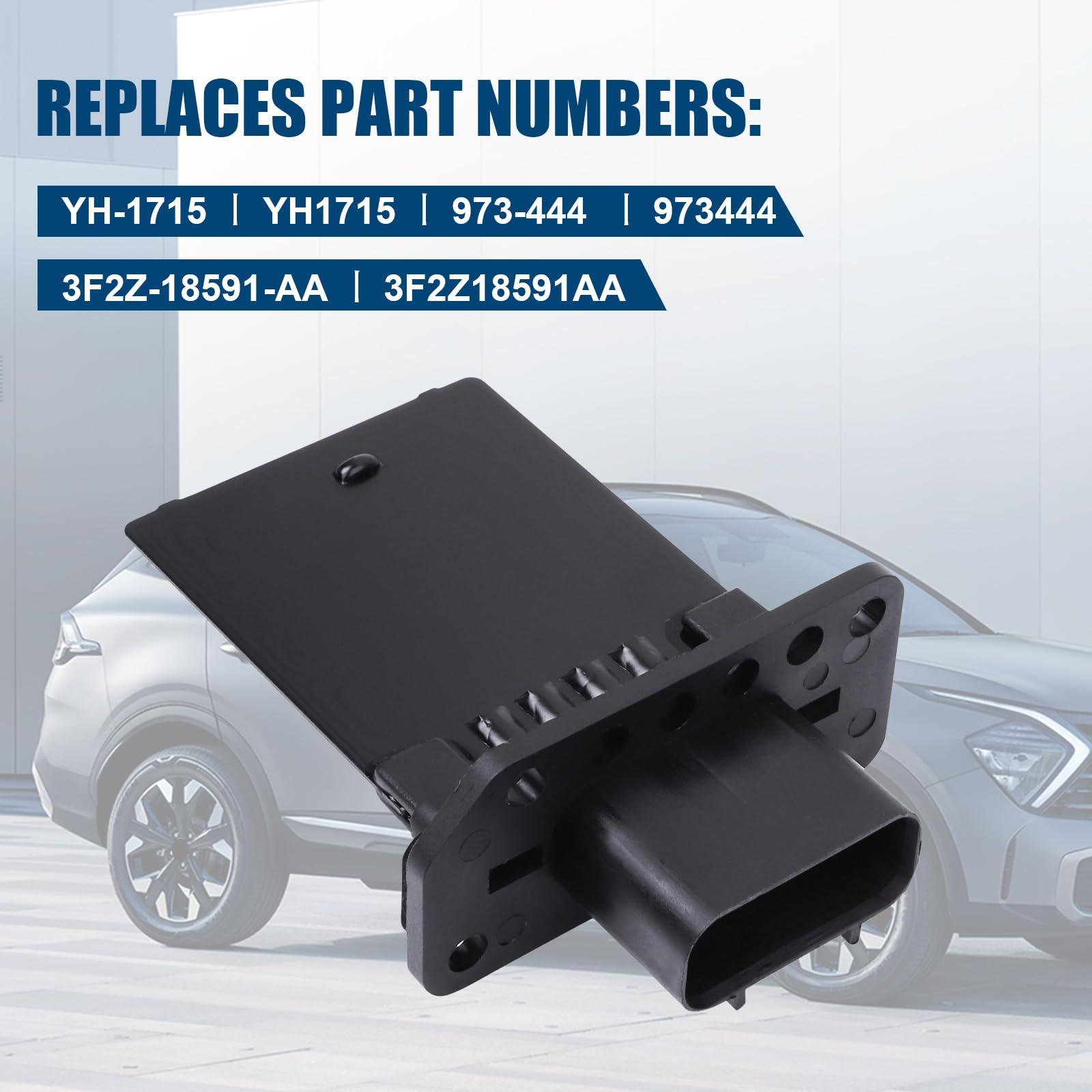 HVAC Blower Motor Resistor Replacement for Ford Expedition, Escape, F150, F250, F350 Super Duty, Mustang, Lincoln Mark LT, Mercu