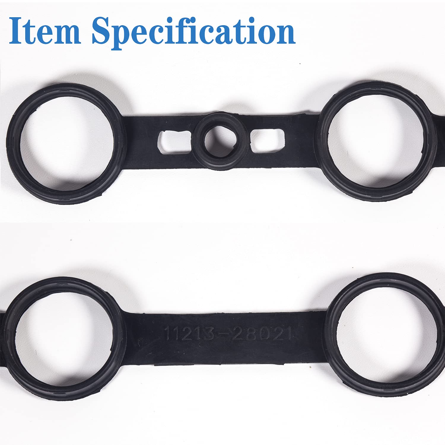 VS50530R for Scion TC XB Valve Cover Gasket Seal 2.4L Toyota Camry Corolla Highlander Matrix Rav4 Pontiac Vibe 2.0 2.4L 2AZFE 11