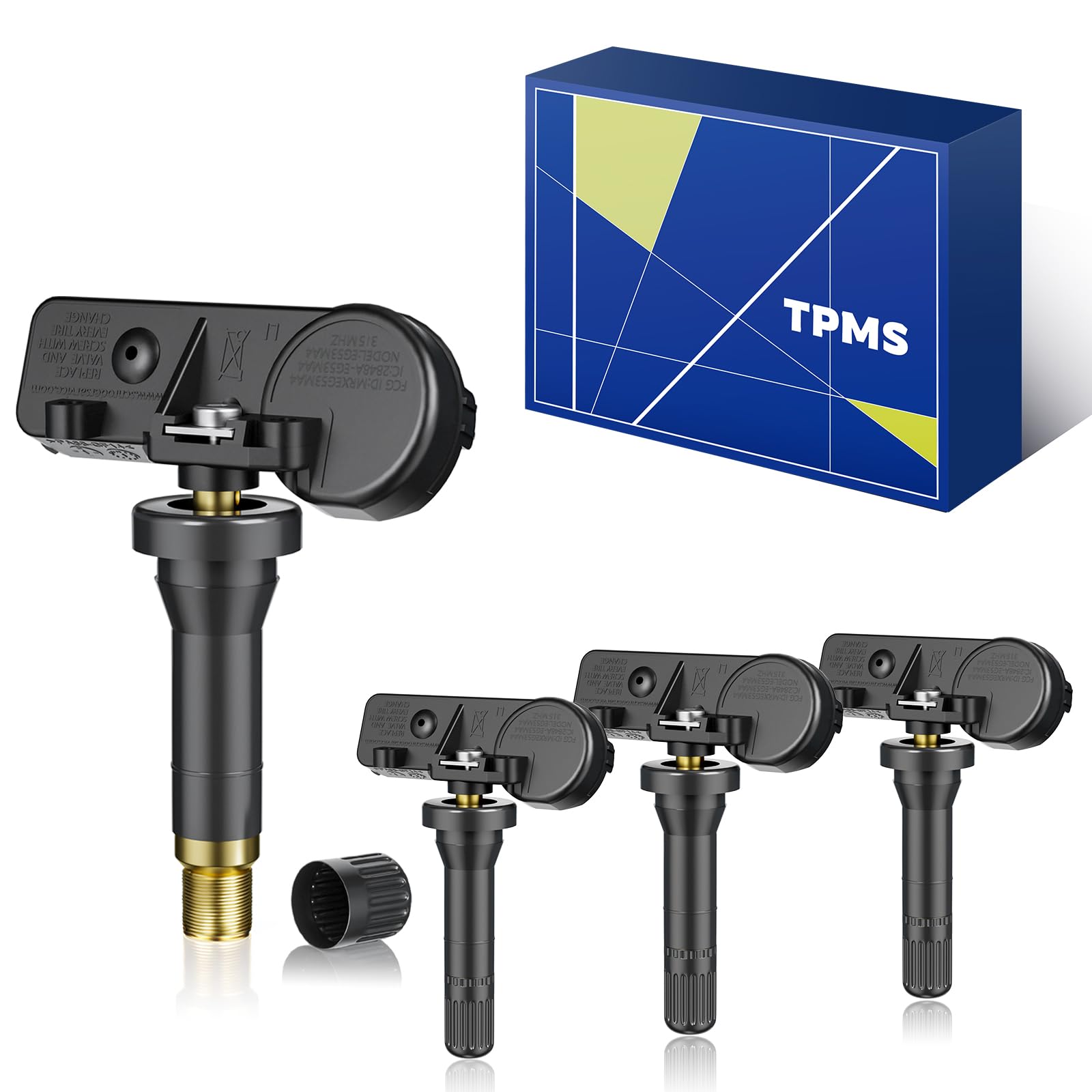 YYDZSMDM 315Mhz Pre-Programmed TPMS,Compatible with: Chevrolet Equinox 2007-2022 | Colorado 2015-2022 | Malibu 2008-2015 | Camar