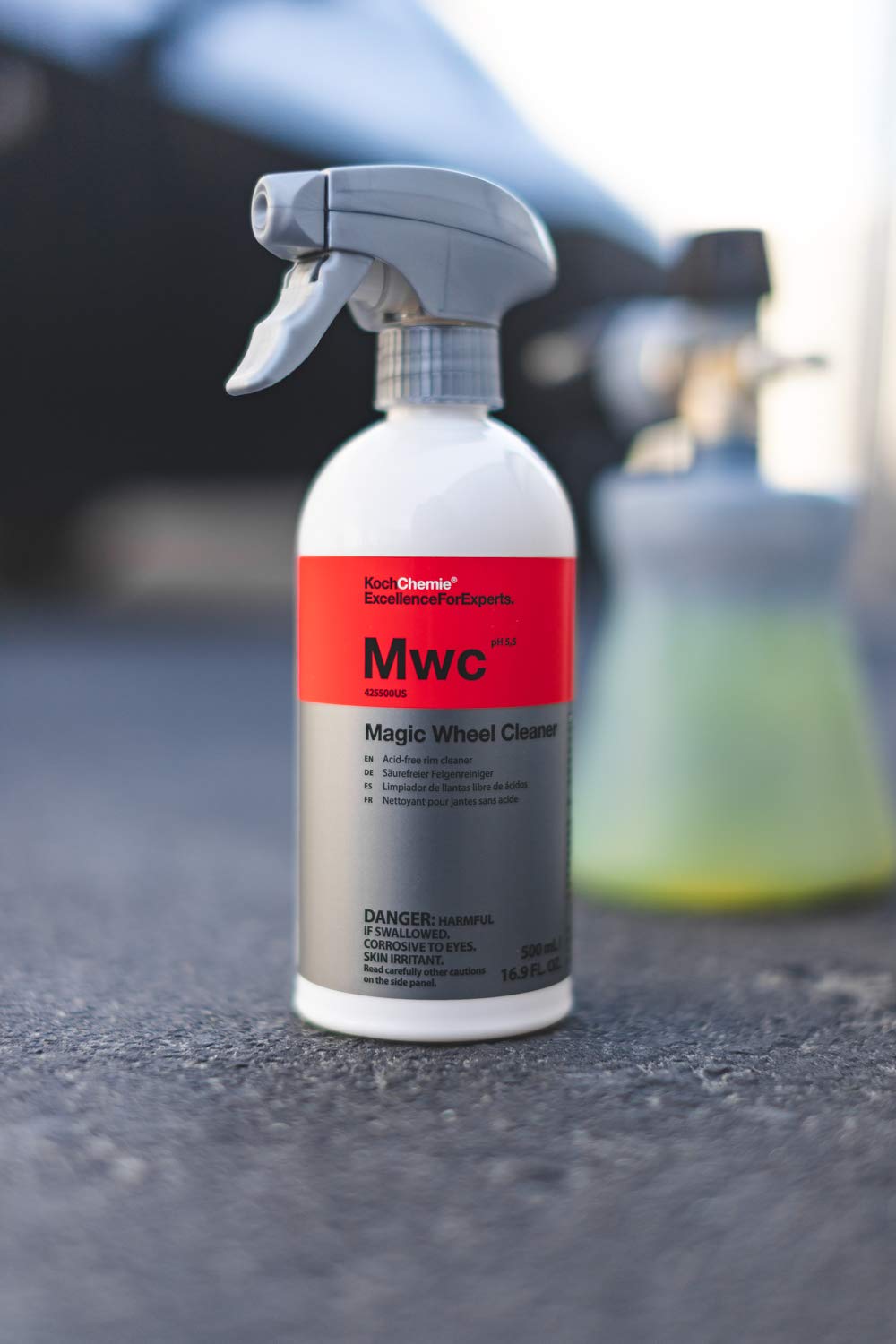 KOCHCHEMIE Magic Wheel Cleaner - Acid-Free Rim Cleaner, Dissolves Iron Particles, 500ml