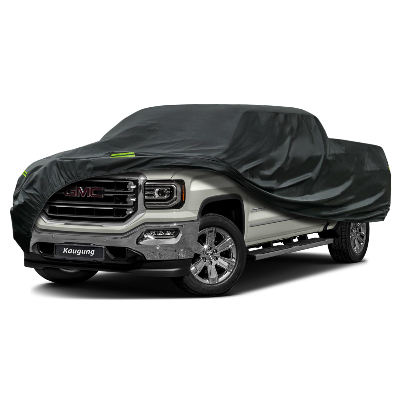 Kaugung Truck Cover Waterproof Custom Fit RAM 1500 Quad 6.4 Bed (2009-2024), 6 Layers Heavyweight Pickup Car Cover Outdoor Indo