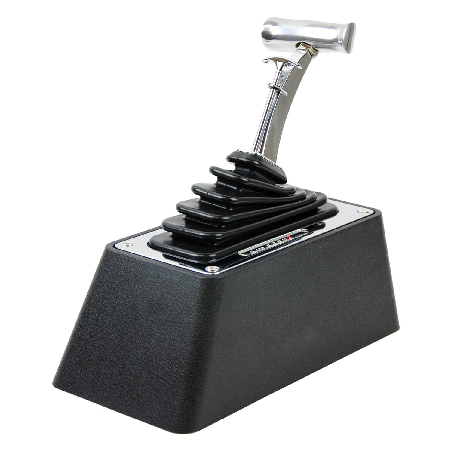 B&M MegaShifter Automatic Shifter - Black and Silver, Model 80690, Plastic Material